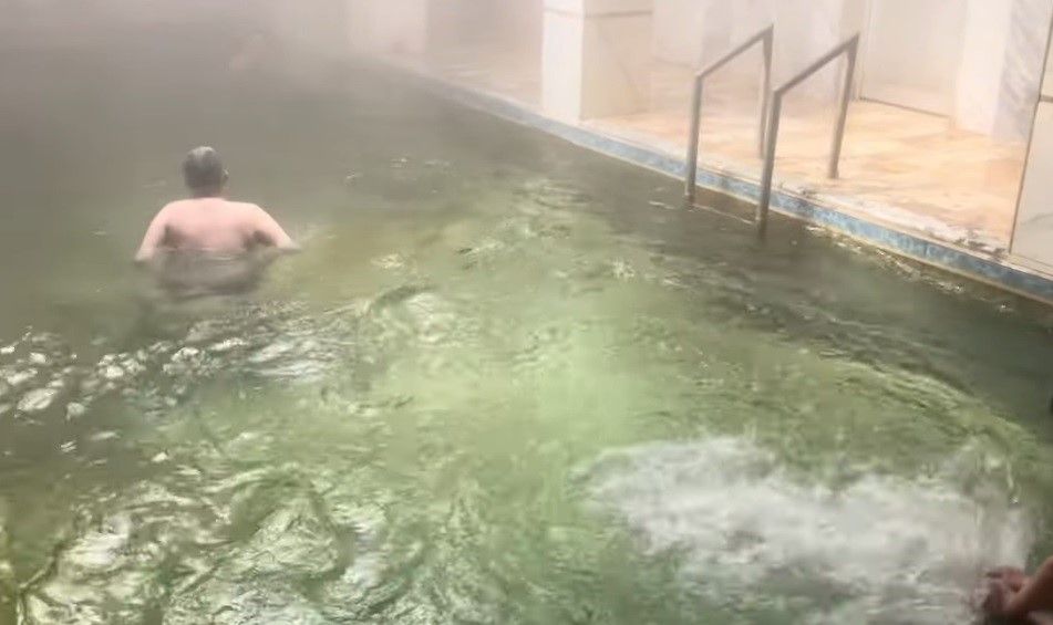 Dereli Kaplıcaları, kükürtlü suyuyla şifa dağıtmaya devam ediyor.