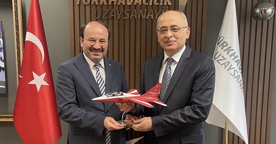 Rektör Çakmak’tan TUSAŞ’a ziyaret
