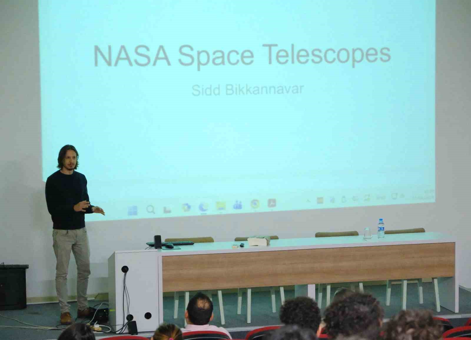 NASA Bilim İnsanı Sidd Bikkannavar öğrencileri ile buluştu

