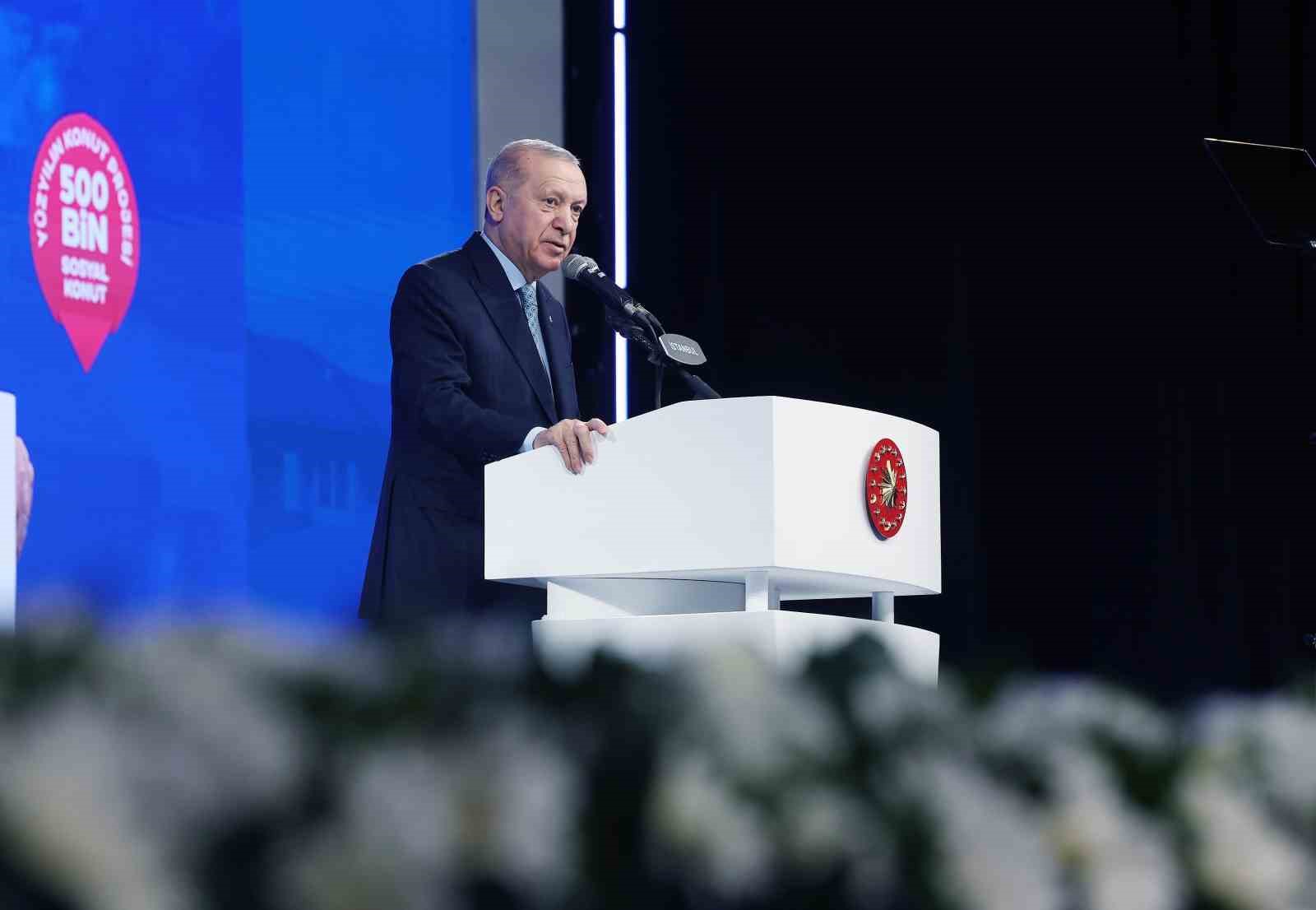 Cumhurbaşkanı Erdoğan: "İstanbul’un güvenliği için yegane çözüm kentsel dönüşümdür"
