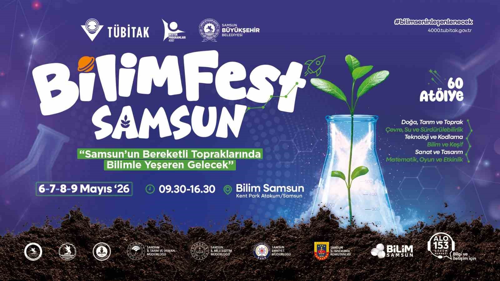 Bilim ve teknoloji Samsun’da sahneye çıkıyor: BİLİMFEST kapılarını açıyor
