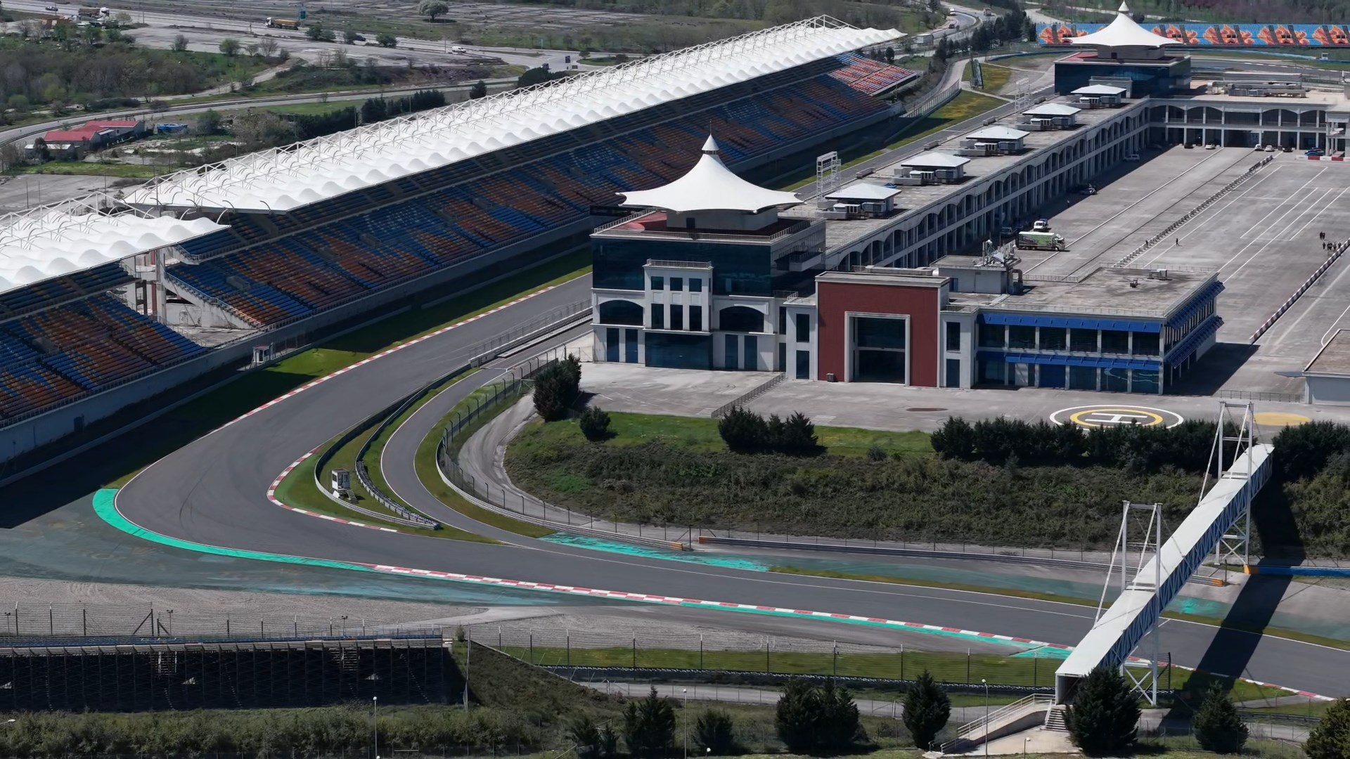 Formula 1 pistinin son hali havadan görüntülendi / Ek bilgi