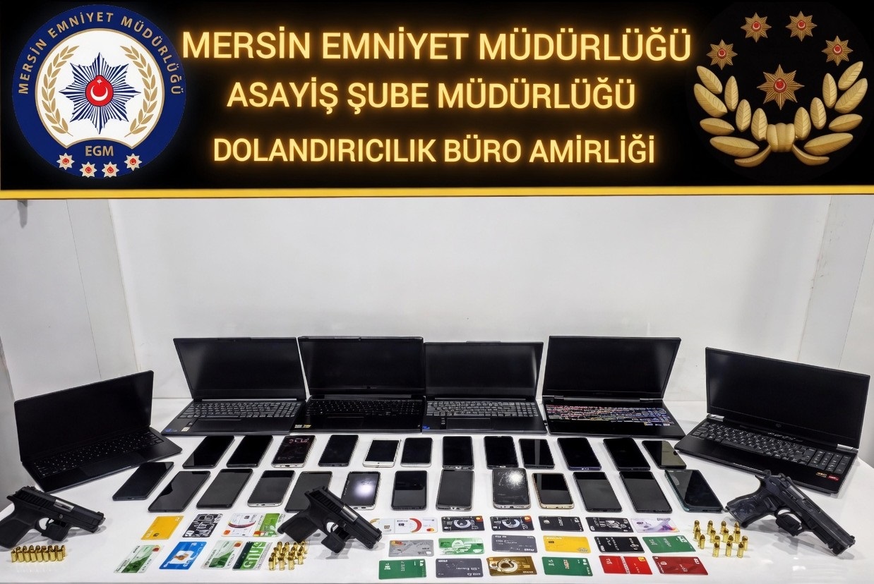 Mersin'de 100 milyonluk işlem hacmine sahip dolandırıcılık çetesine operasyon; 7 tutuklama