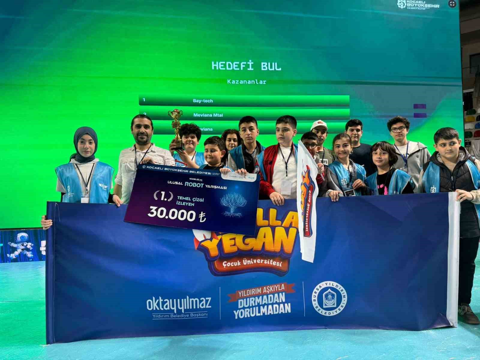Yıldırımlı minik bilim insanları Türkiye şampiyonu
