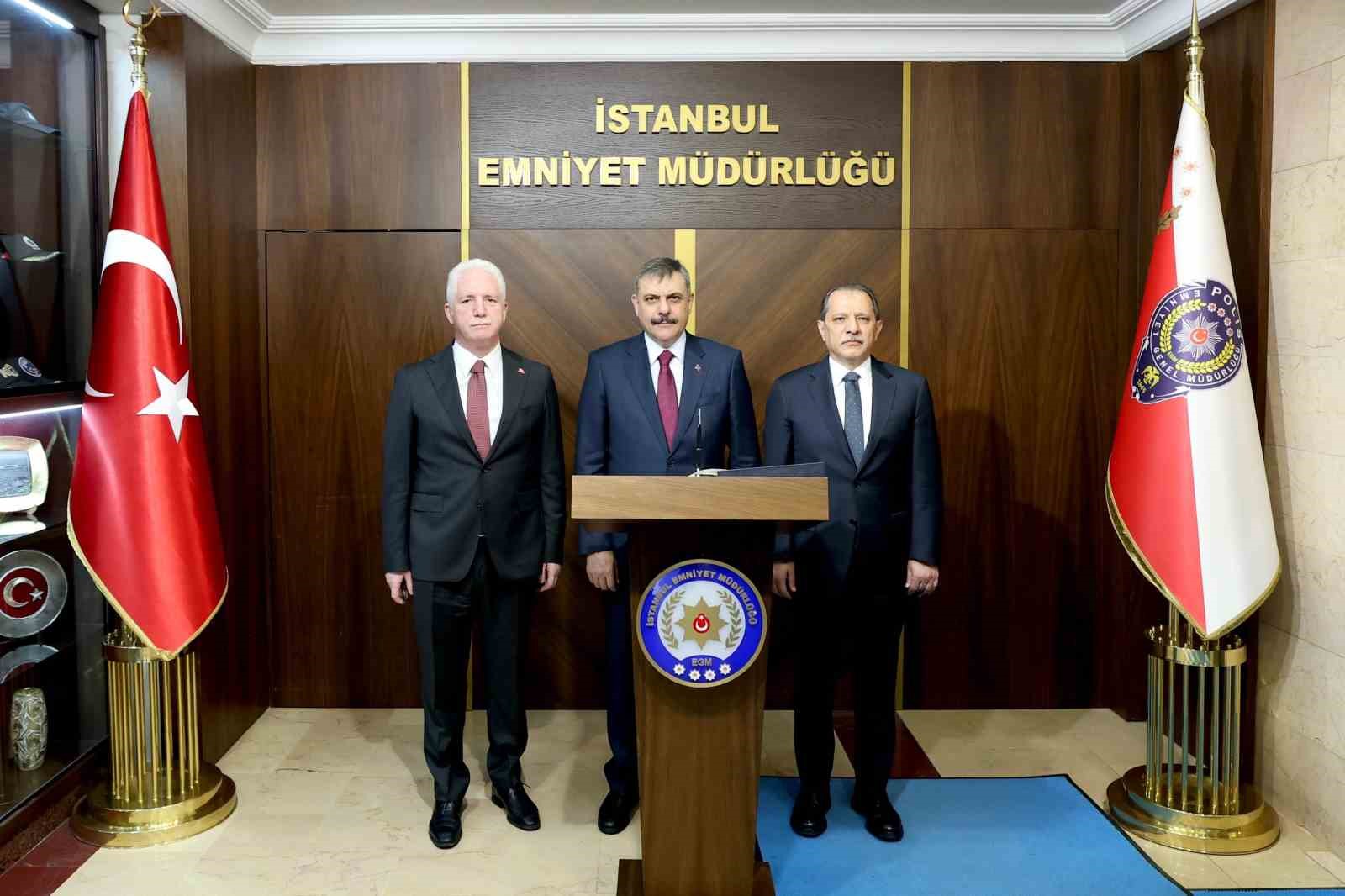 İçişleri Bakanı Çiftçi, İstanbul Emniyet Müdürlüğünü ziyaret etti
