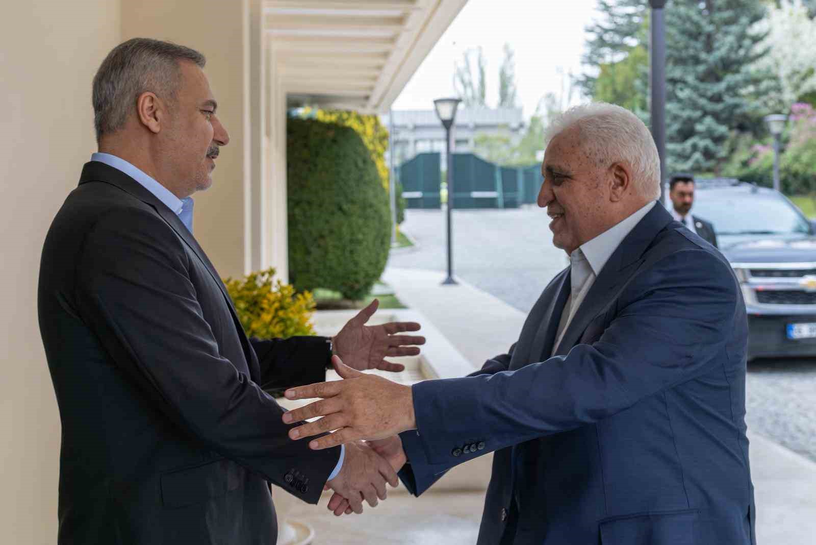 Bakan Fidan, Haşdi Şabi Komisyonu Başkanı el-Feyyad ile bir araya geldi
