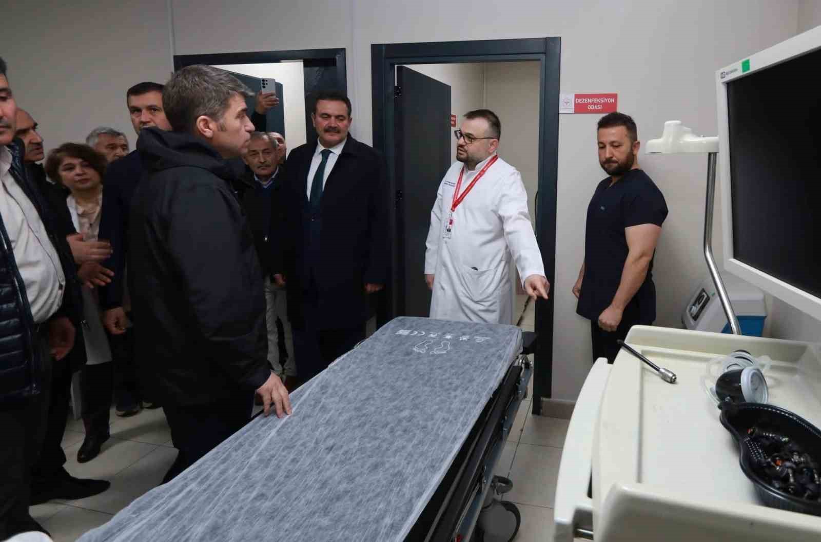 Hastanede 2 üniteli yeni endoskopi ünitesi açıldı
