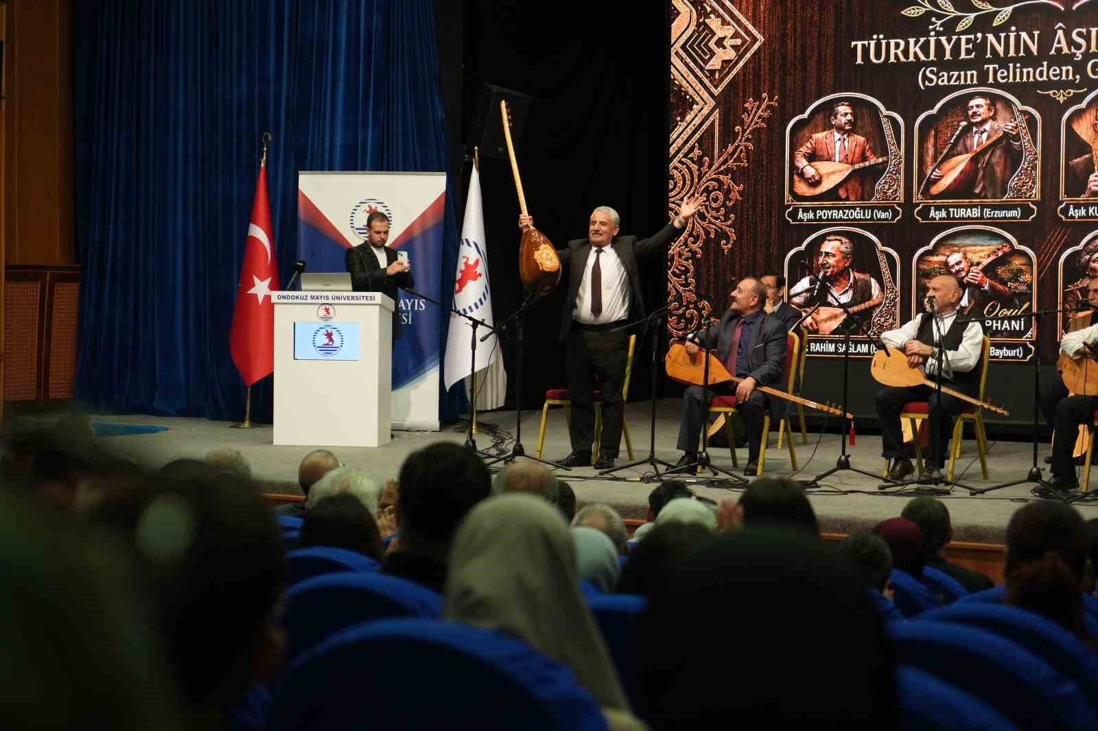 Türkiye’nin Âşıkları OMÜ’de bir araya geldi
