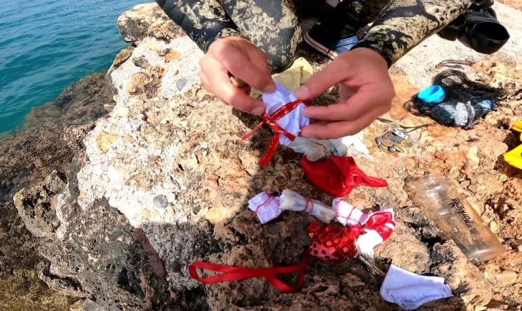 Antalya’da denizin dibi dileklerle doldu: Ev, araba ve sağlık istekleri
