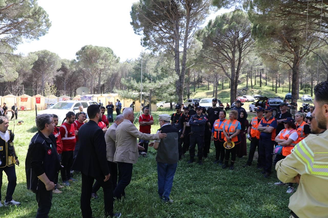 Kazdağları’nda gerçeğini aratmayan arama kurtarma tatbikatı
