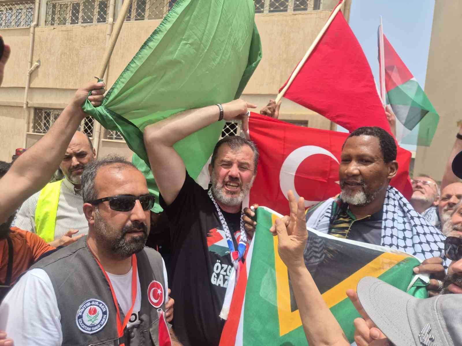 Nelson Mandela’nın torunu Nkosi Mandela’dan Libya’da Küresel Sumud Kara Filosu’na destek
