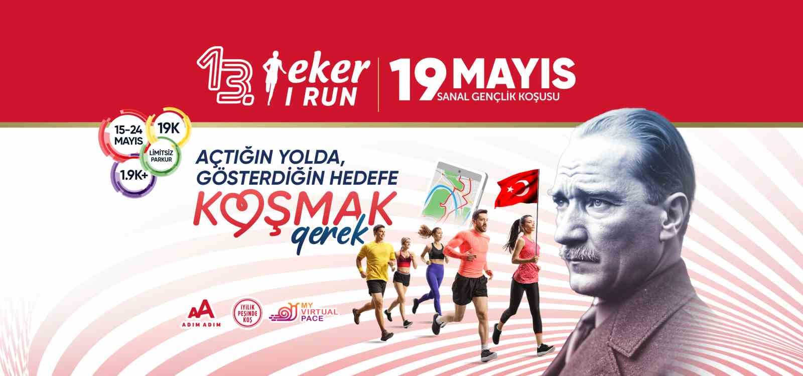 Eker I Run 19 Mayıs Sanal Gençlik Koşusu başladı
