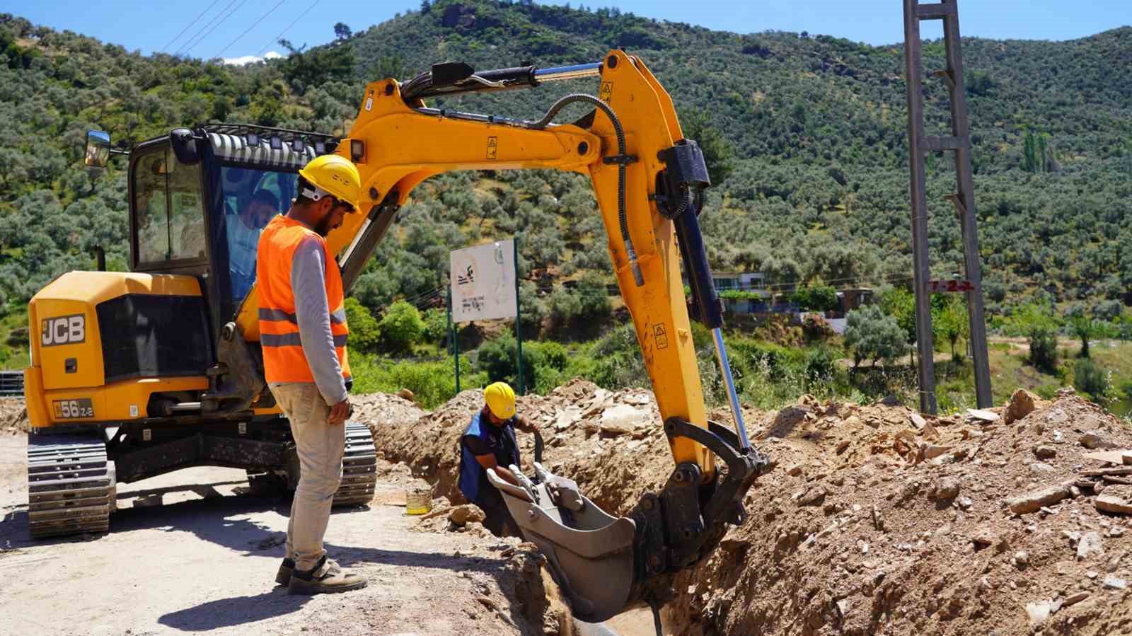 Milas Günlük ve Sakarkaya Mahallelerinin taşıma su derdine son
