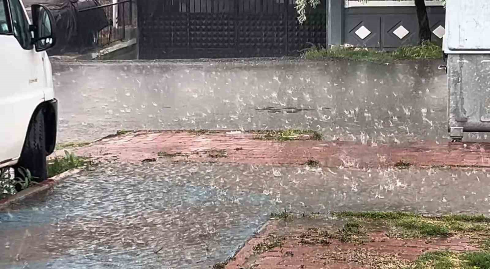 Aksaray’da şiddetli yağmur
