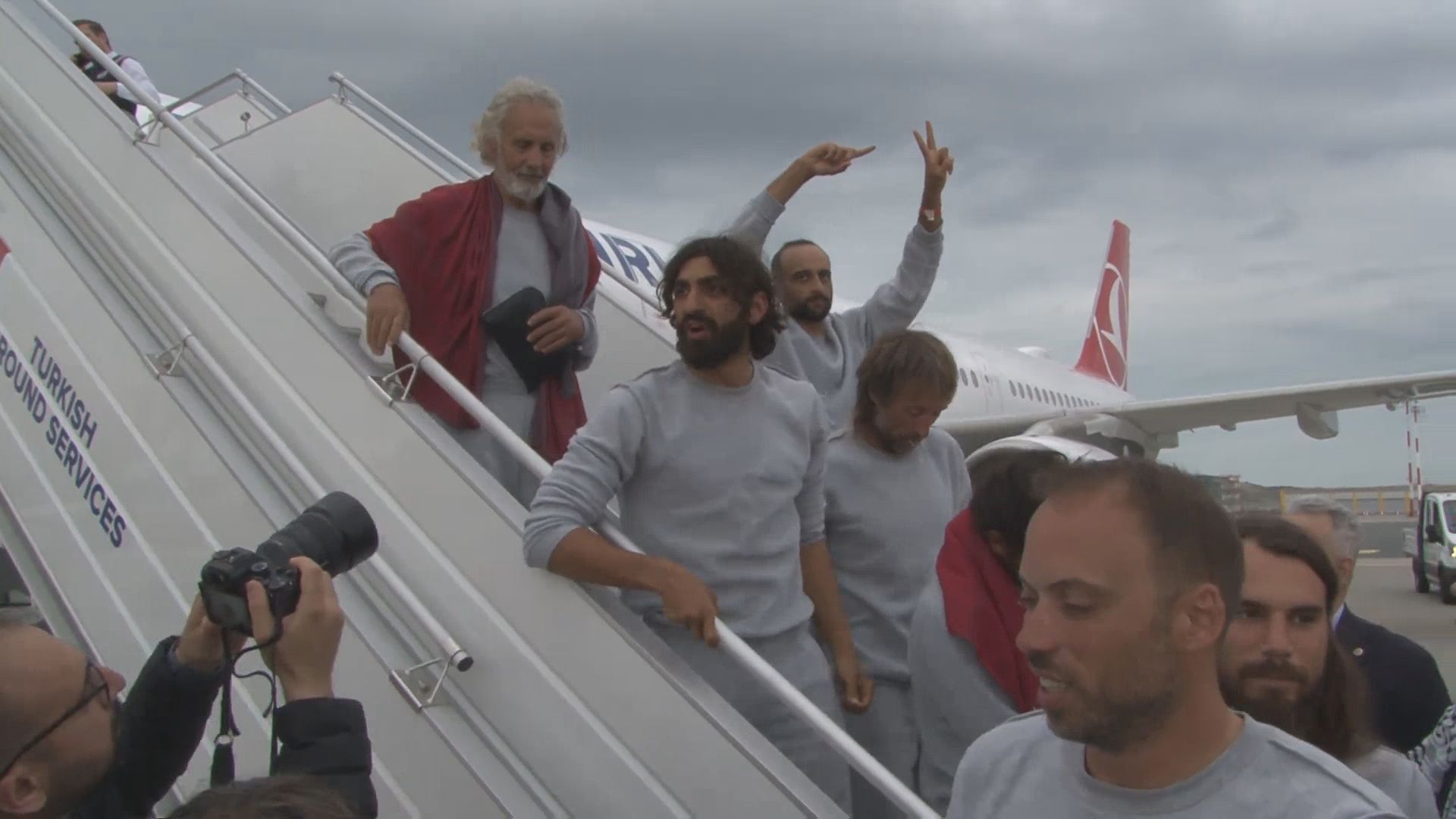 Sumud Filosu aktivistleri İstanbul'a geldi -2 / Ek görüntü ve bilgiyle