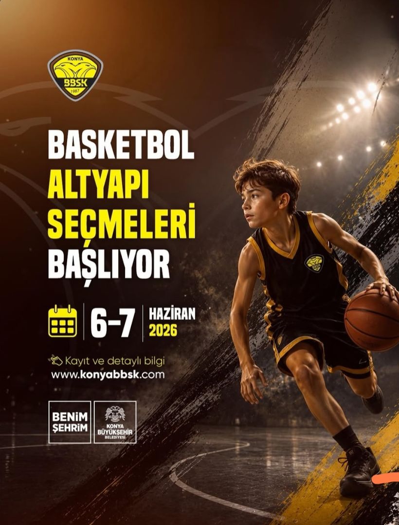 Türk basketbolunda adından söz ettiren Konya Büyükşehir Belediyespor, basketbol branşında altyapı seçmeleri gerçekleştirecek.