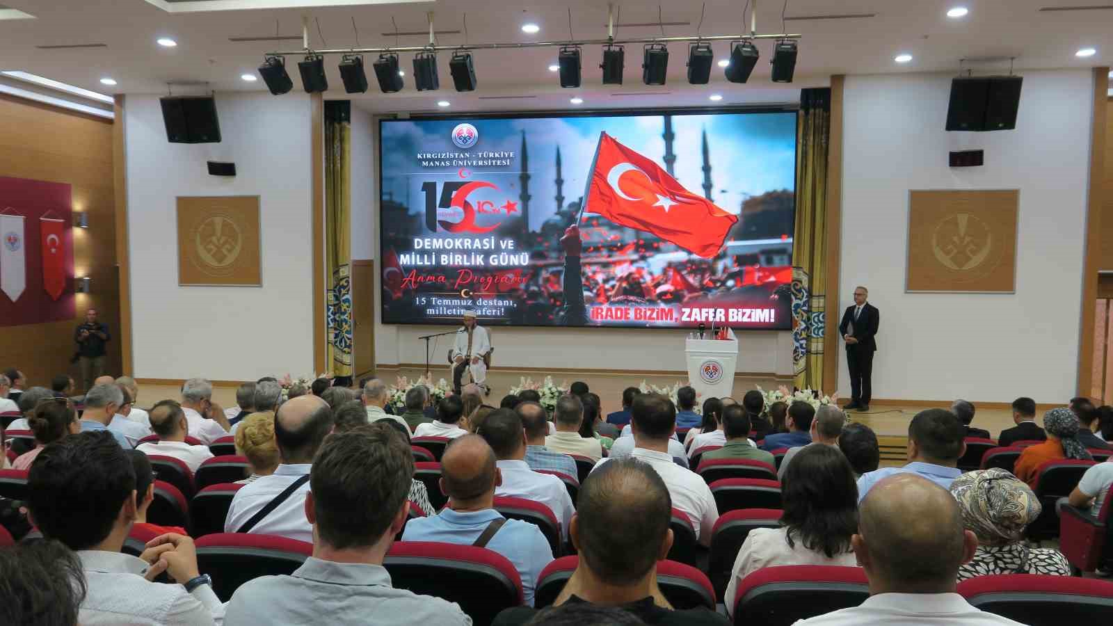 Kırgızistan’da 15 Temmuz şehitleri anıldı
