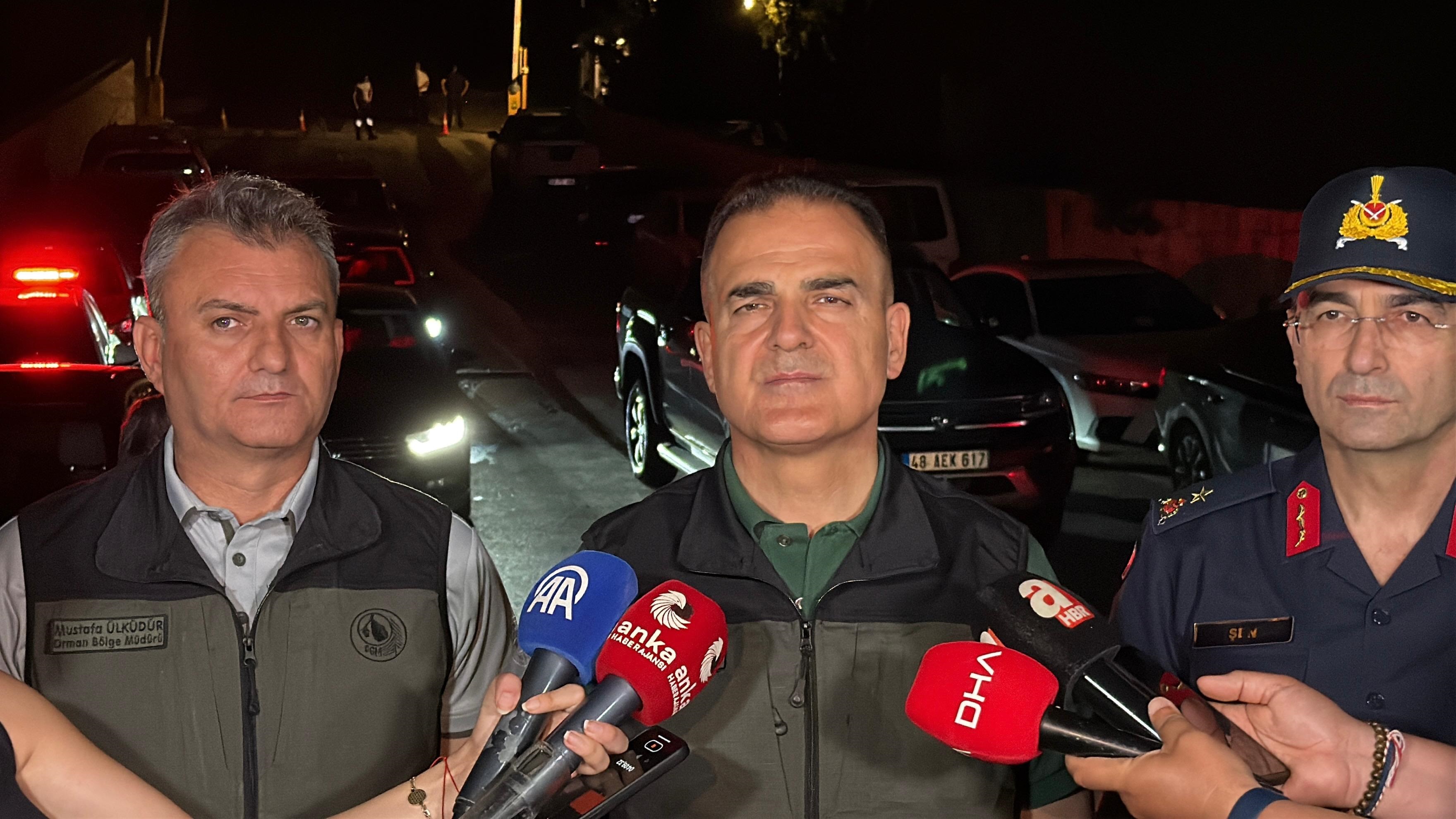 Muğla'da orman yangını (3)