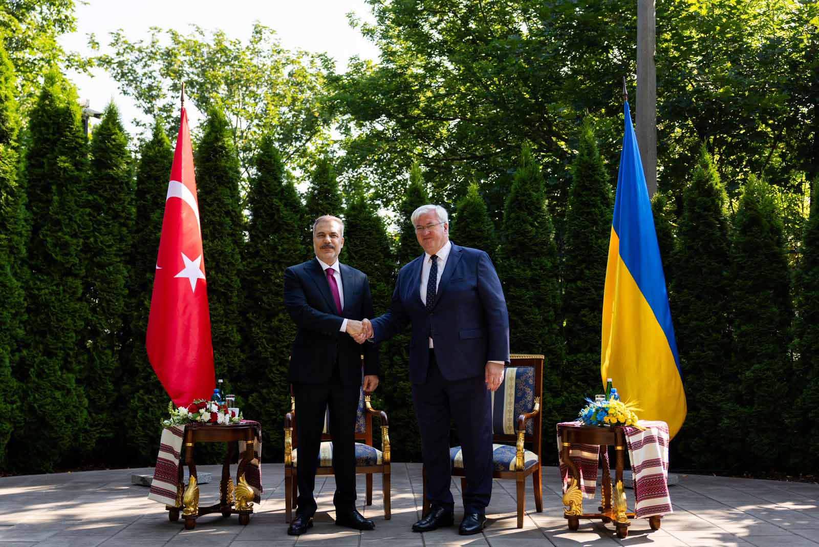 Dışişleri Bakanı Fidan, Ukraynalı mevkidaşı Sibiha ile görüştü