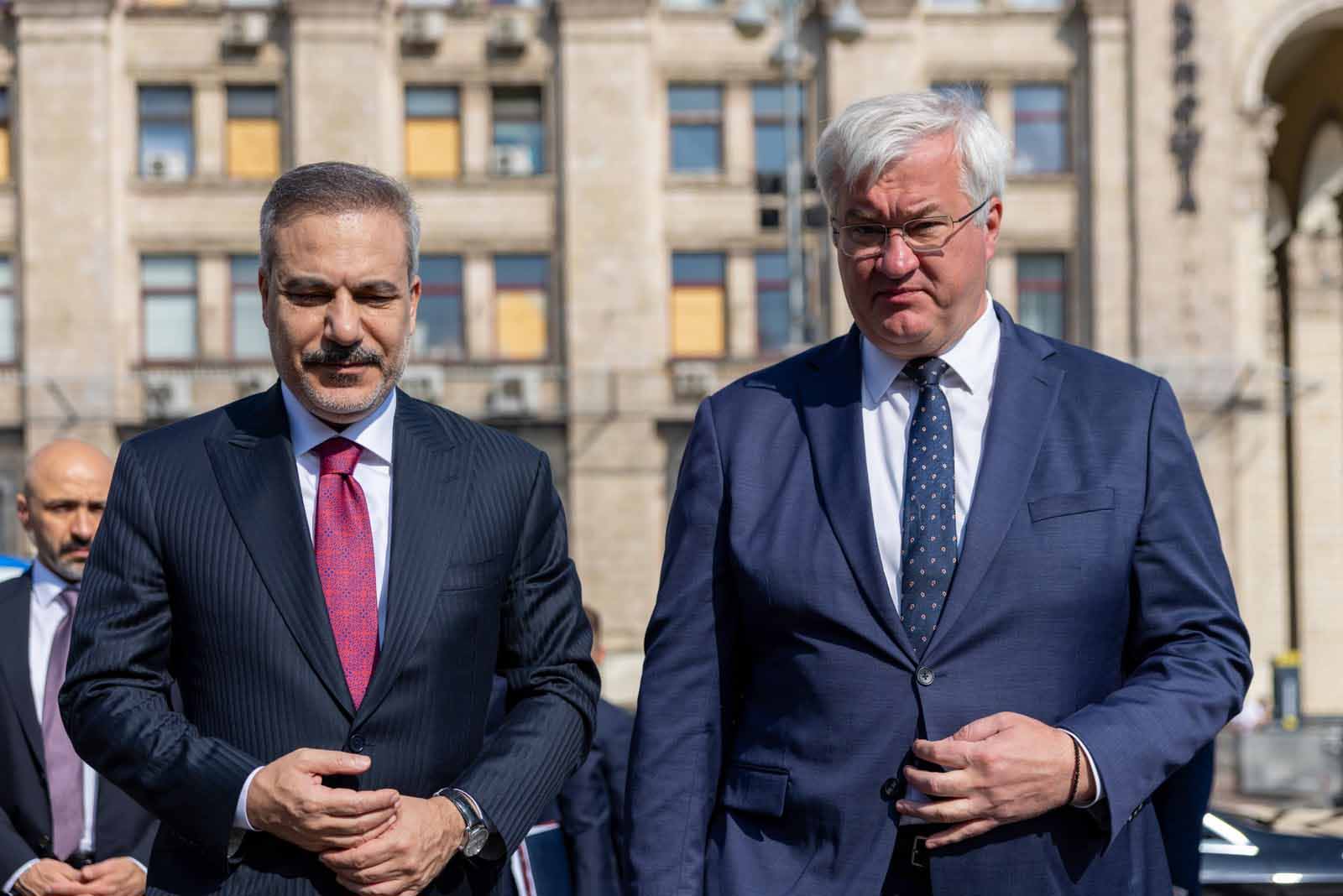 Dışişleri Bakanı Fidan, Kiev'de anma törenine katıldı
